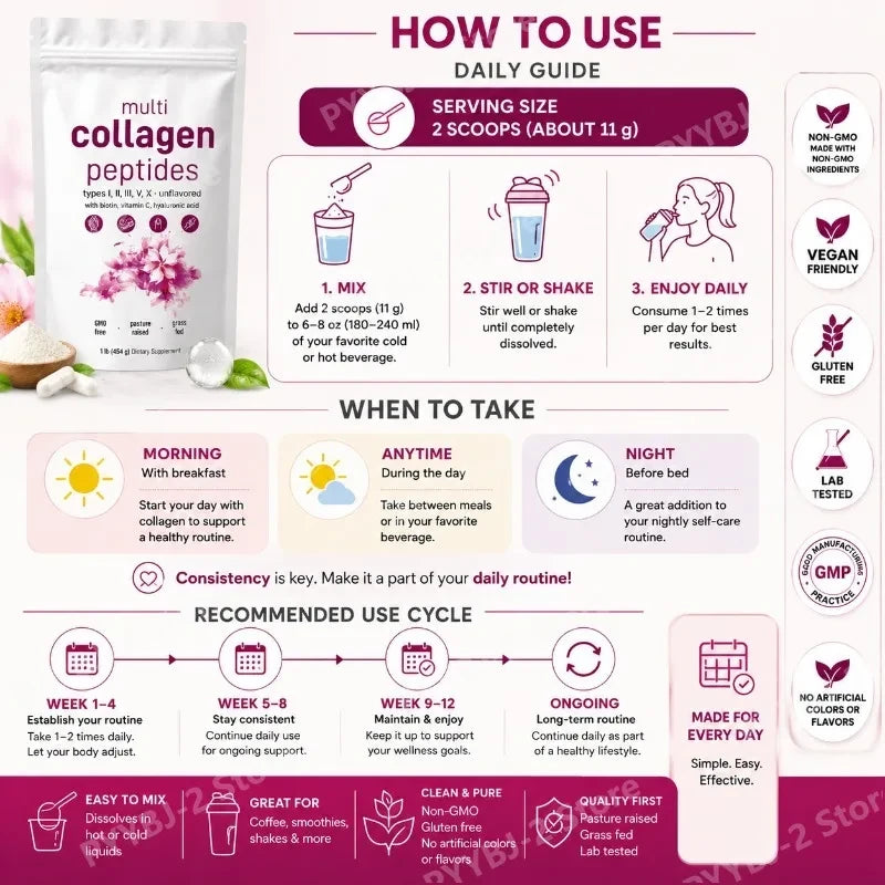Multi Collagen Peptides Powder