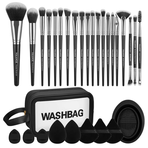 MAANGE 30-Piece Professional Makeup Brush Set with Bag