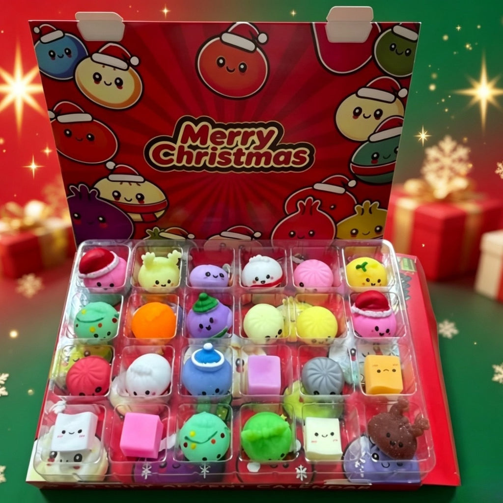 Christmas Squishy Advent Calendar 2026 24 Days Countdown