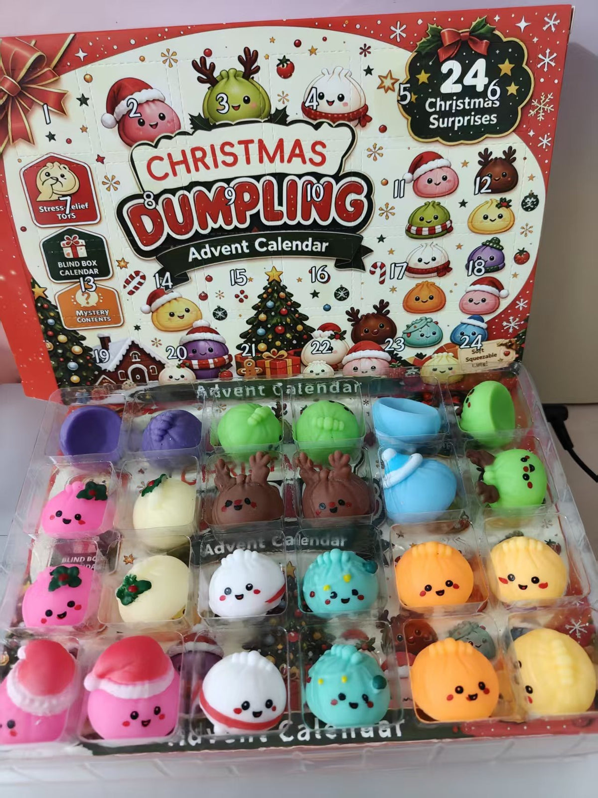Christmas Squishy Advent Calendar 2026 24 Days Countdown