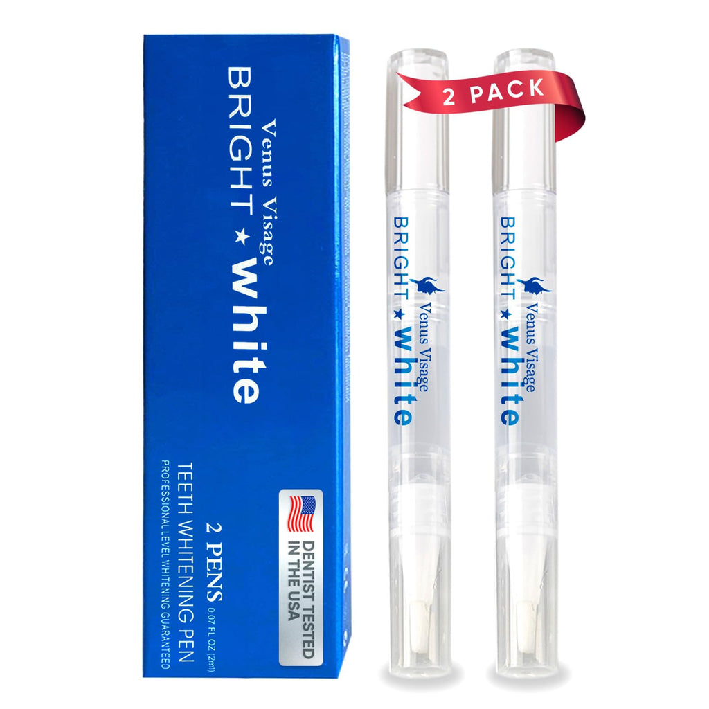 Venus Visage Teeth Whitening Pen – 20+ Uses, Mint (Pack of 2)