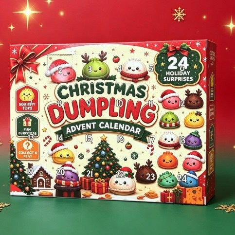 Christmas Squishy Advent Calendar 2026 24 Days Countdown